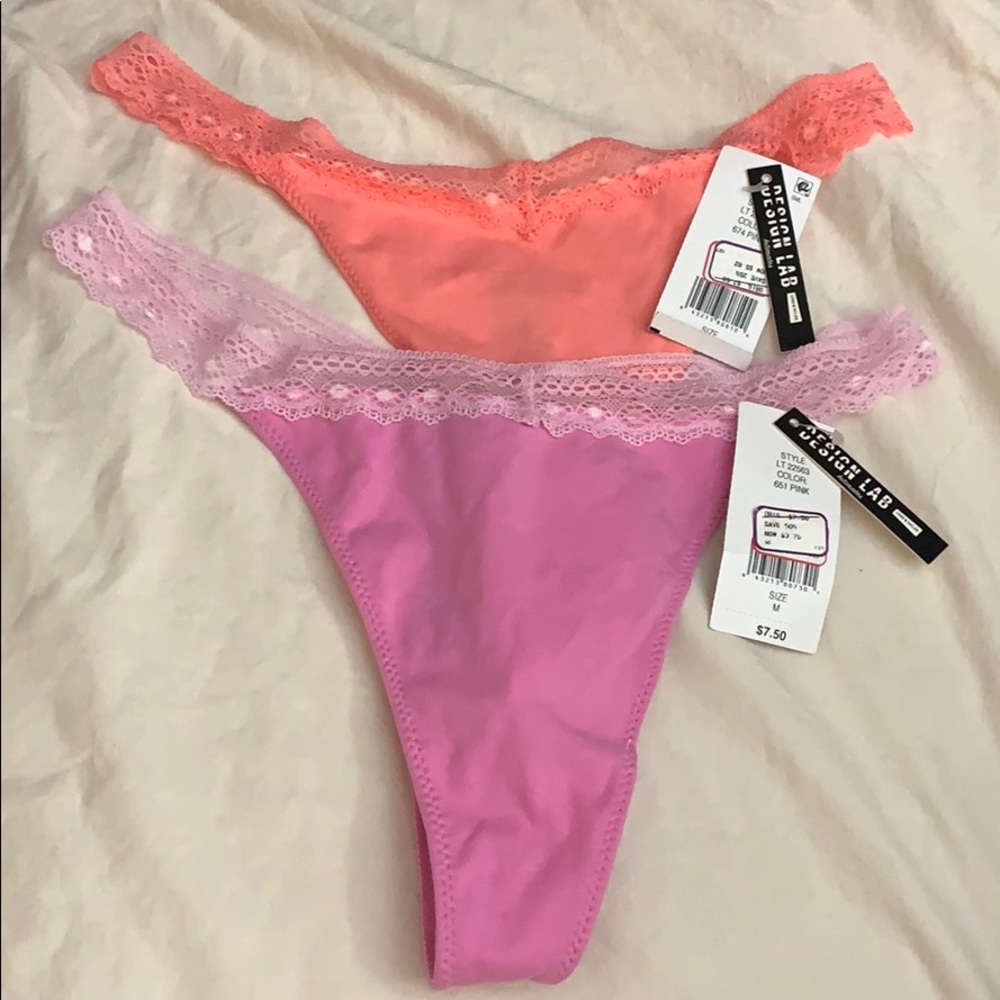 2 Pair Design Lab colorful thongs